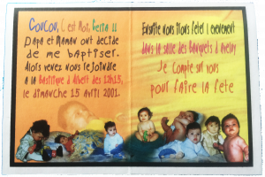 carte bapteme