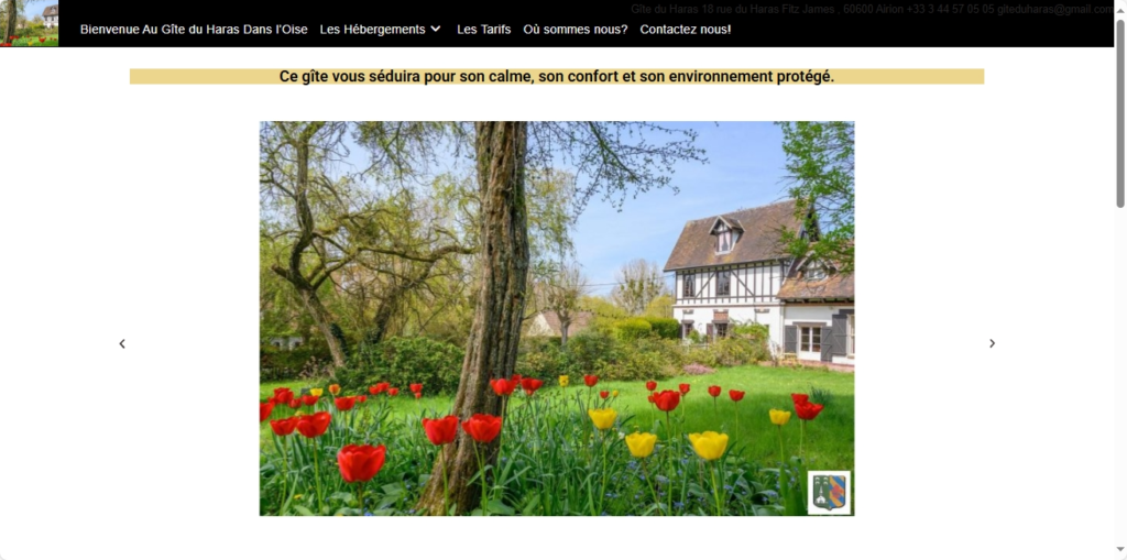 Création Gîte du Haras